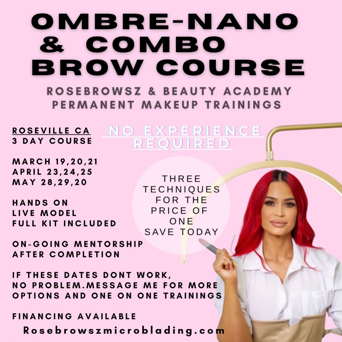 rose.browsz Facebook ad: GET CERTIFIED PMU