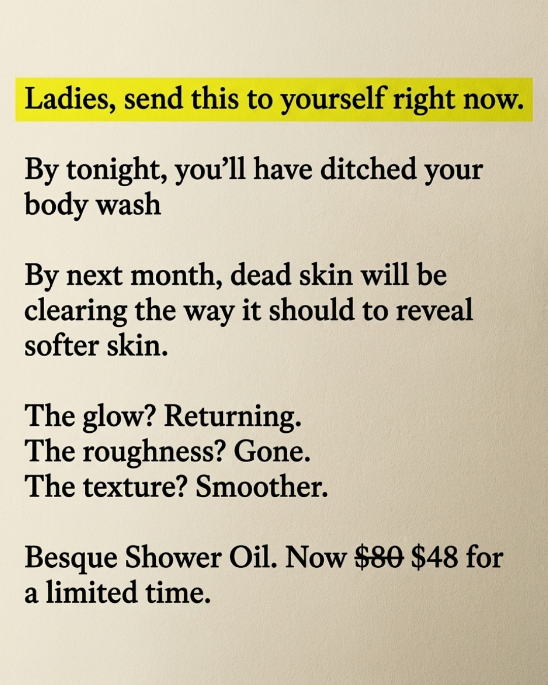 Besque Facebook ad