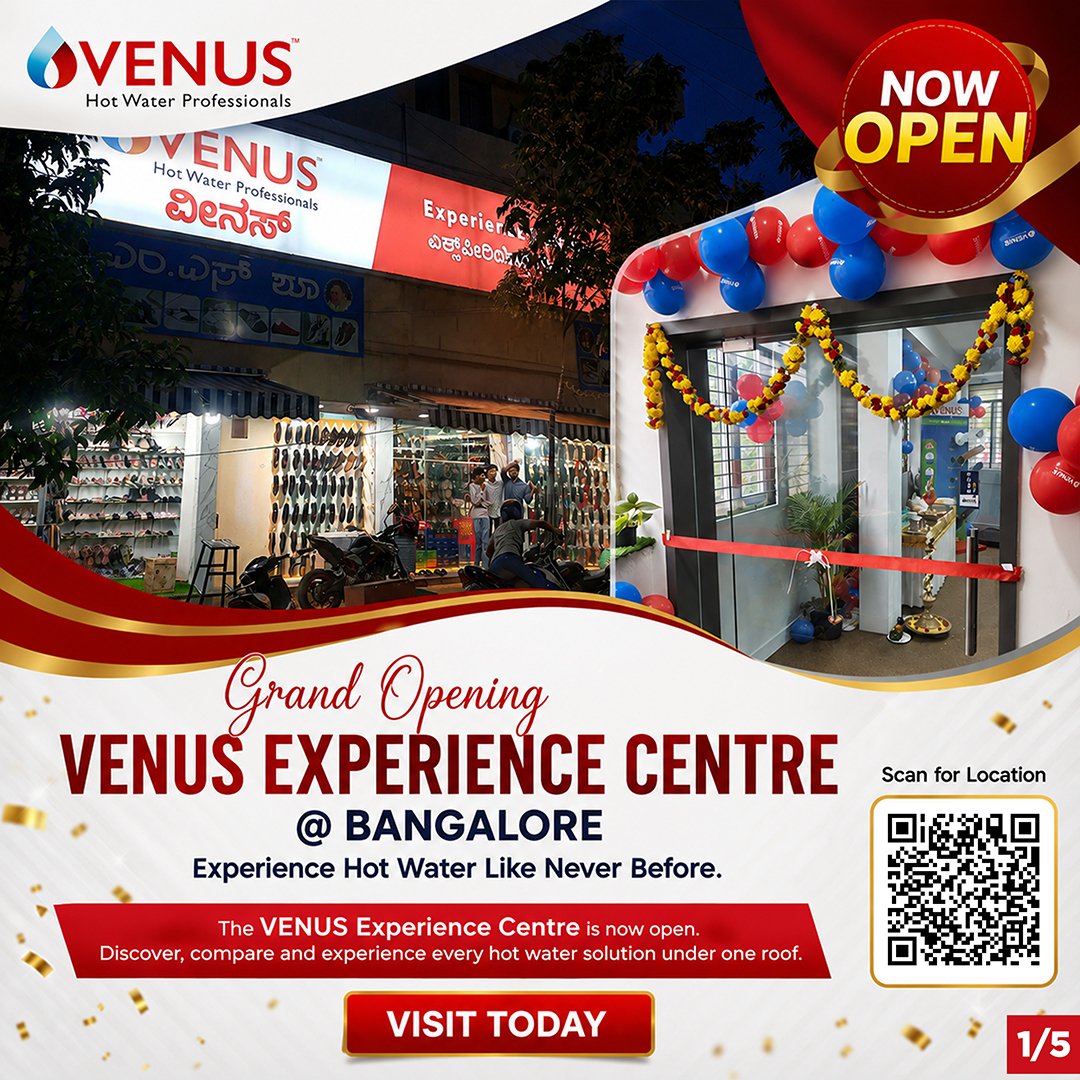 Venus home appliances Facebook ad: The VENUS Experience Centre is now open in…