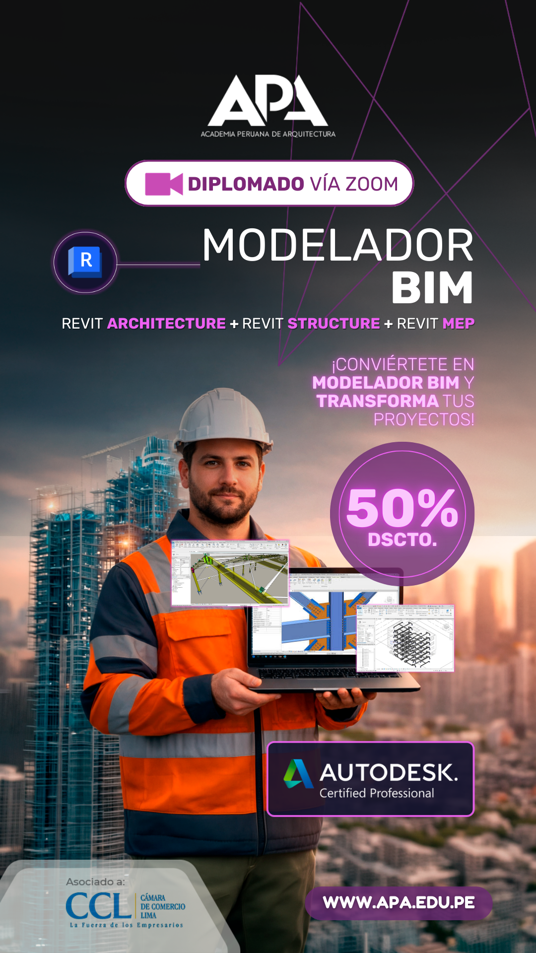 Academia Peruana de Arquitectura Facebook ad from Mar 18, 2026