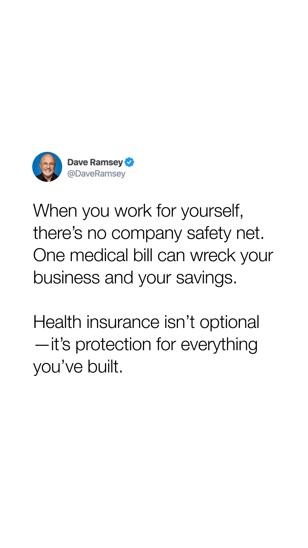 Dave Ramsey Facebook ad