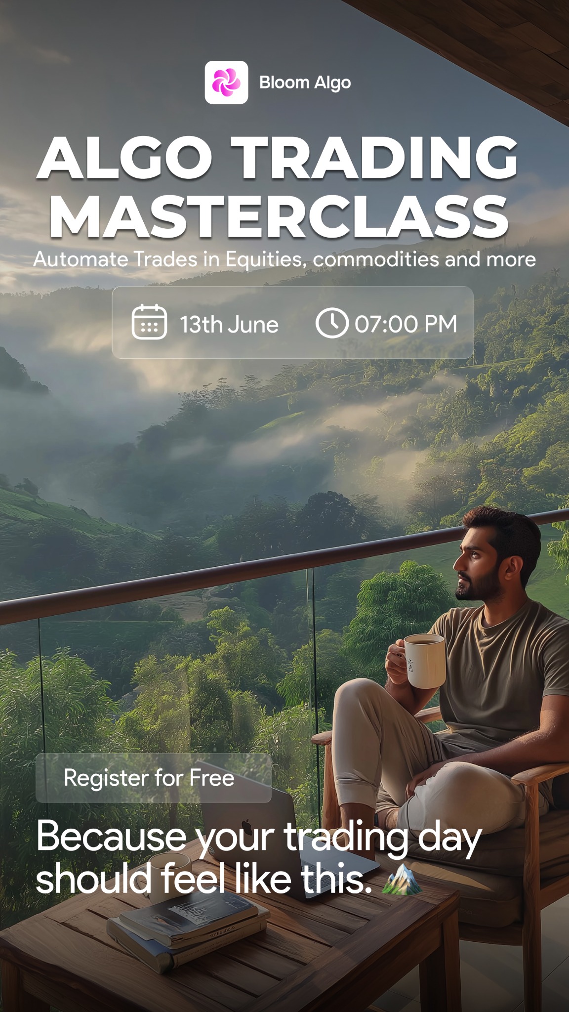 Bloom Algo Facebook ad: Join our webinar to learn about the algo based tool that…
