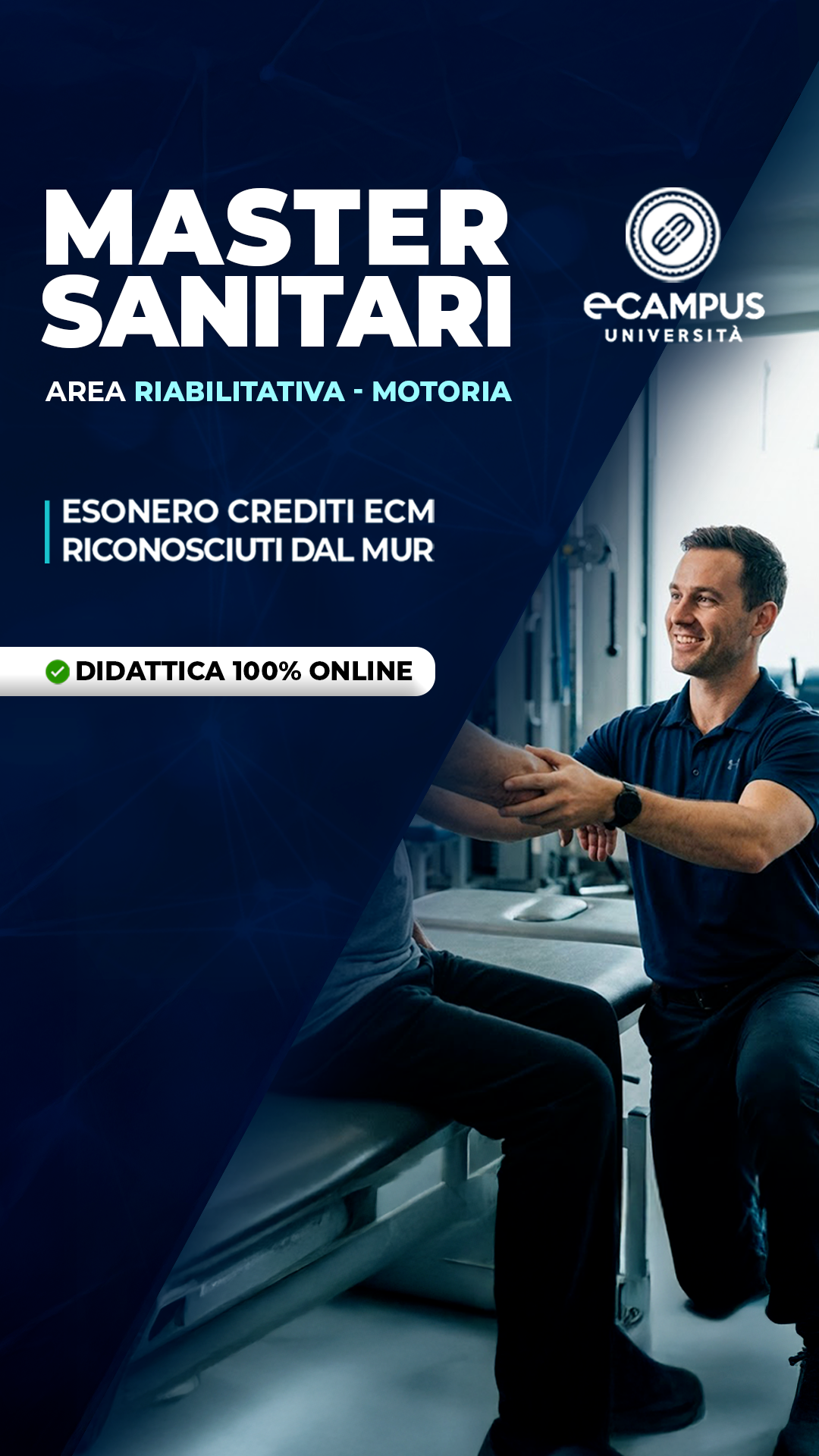Università eCampus Facebook ad: Master in Riabilitativa - Motoria