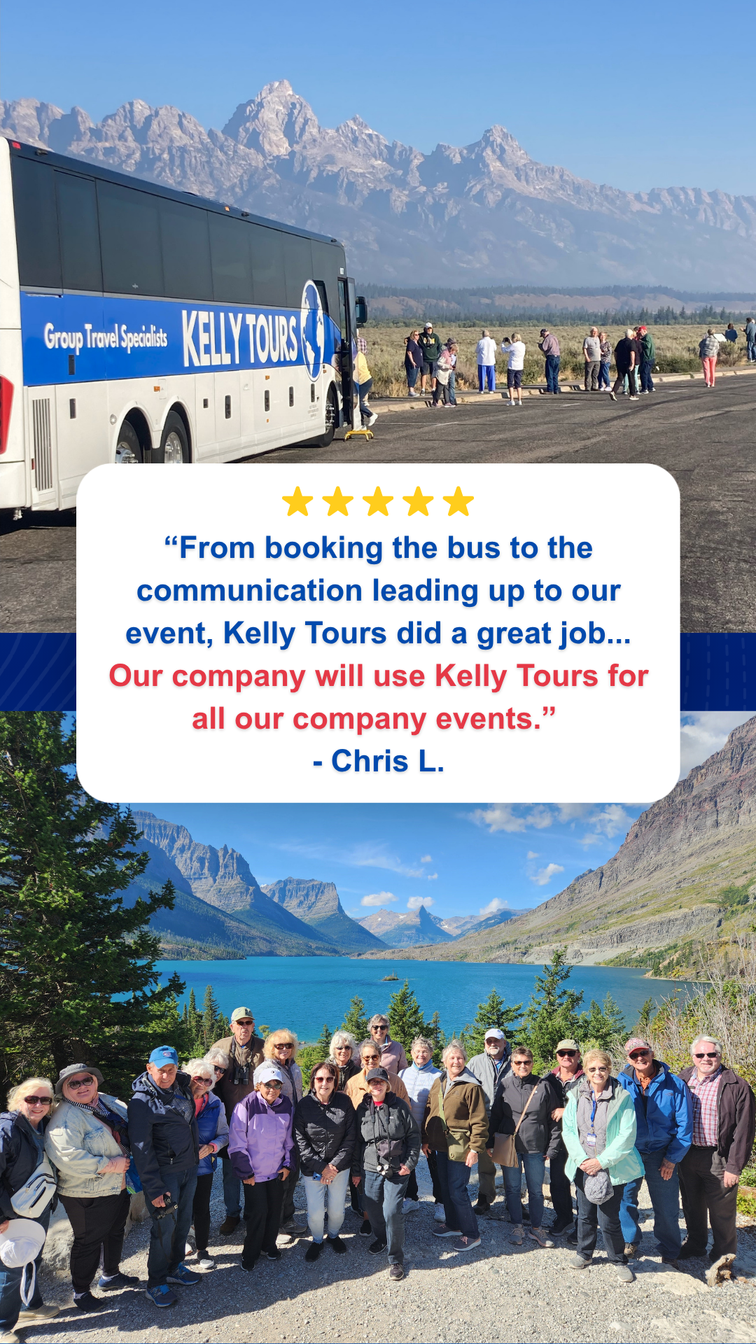 Kelly Tours Facebook ad