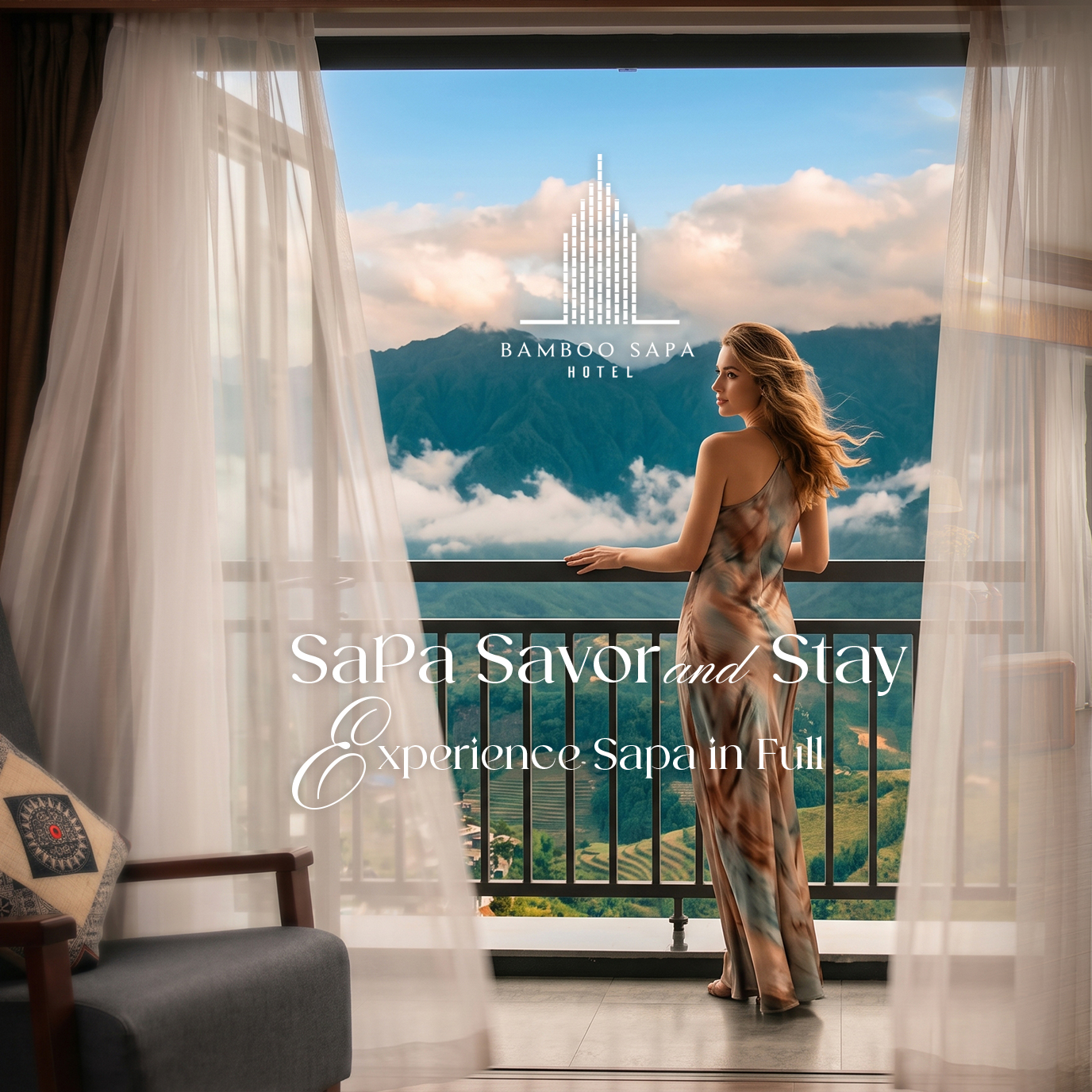 Bamboo Sapa Hotel Facebook ad: TRỌN VỊ SAPA, TRỌN VẸN KỲ NGHỈ