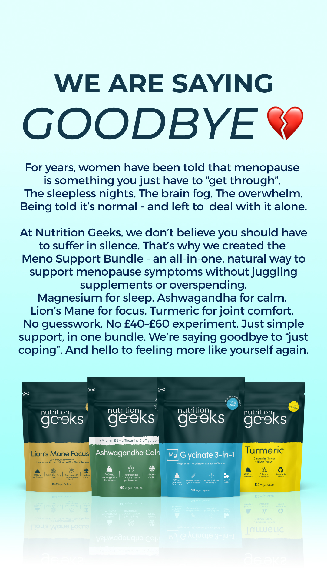 Nutrition Geeks Facebook ad