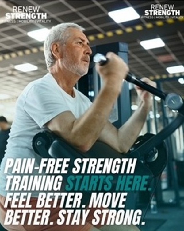 Renew Strength Facebook ad