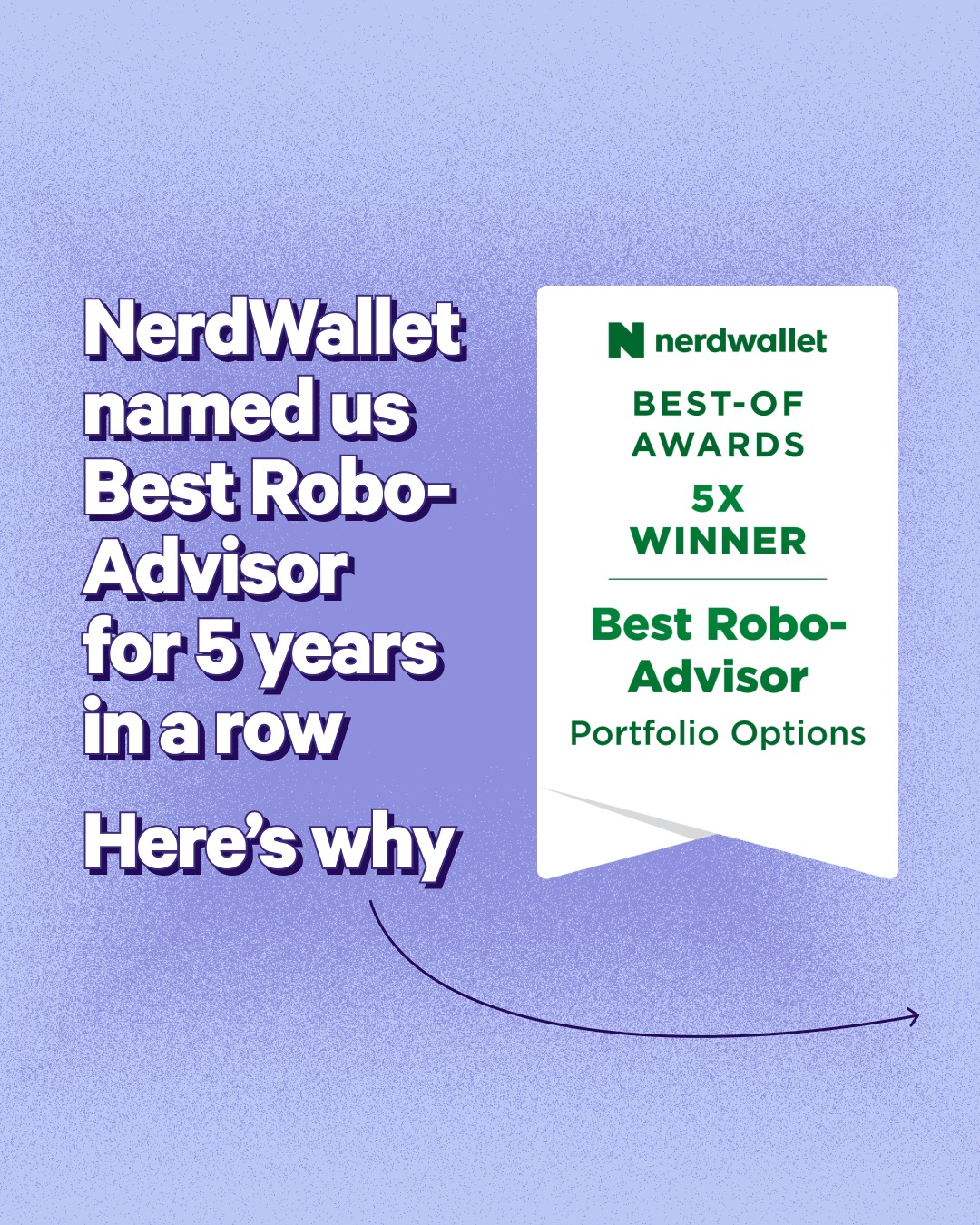 Wealthfront Facebook ad