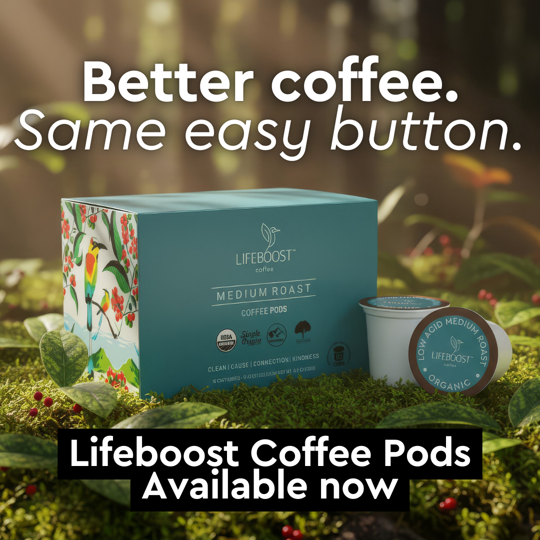 Lifeboost Coffee Facebook ad