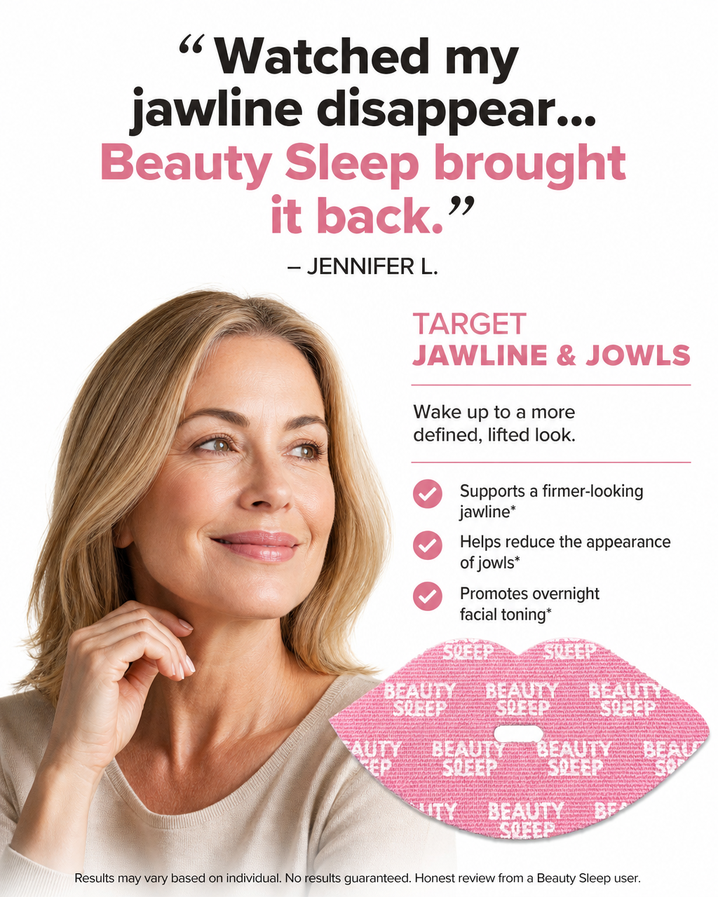 Beauty Sleep Facebook ad
