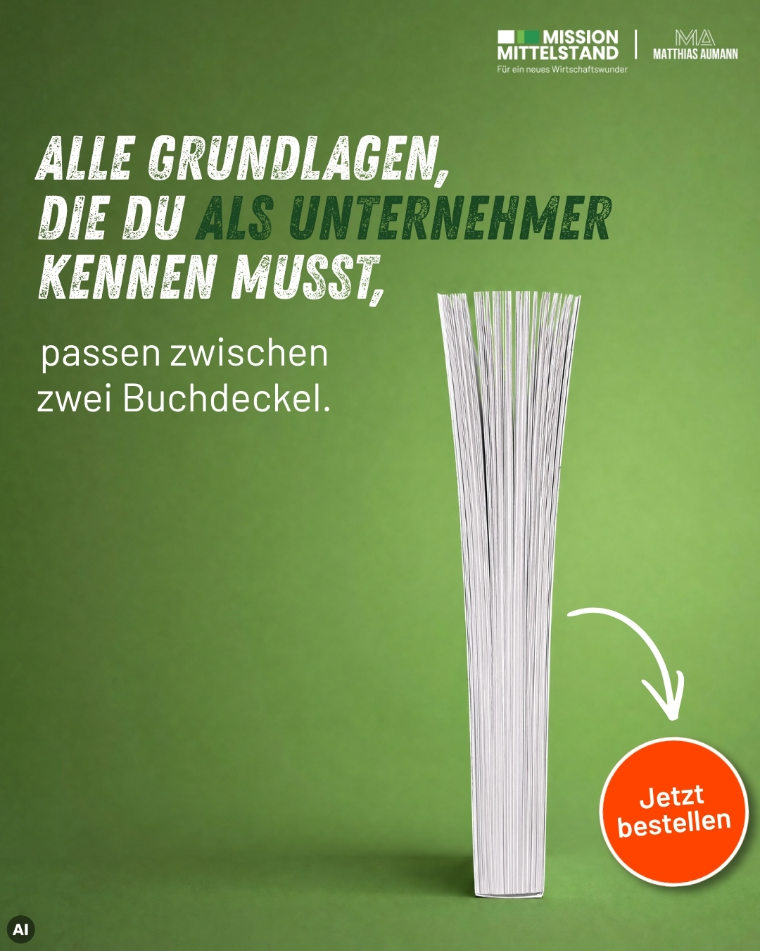 Matthias Aumann Facebook ad: Das Buch für alle Geschäftsführer in Handwerk & Mittelstand