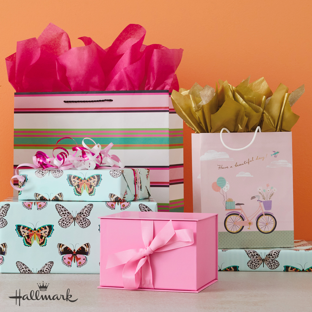 Walgreens Facebook ad: Celebrate with Hallmark birthday essentials.