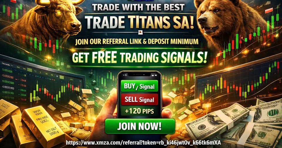 Trade Titans SA Facebook ad: Building wealth with discipline, patience, and precision.