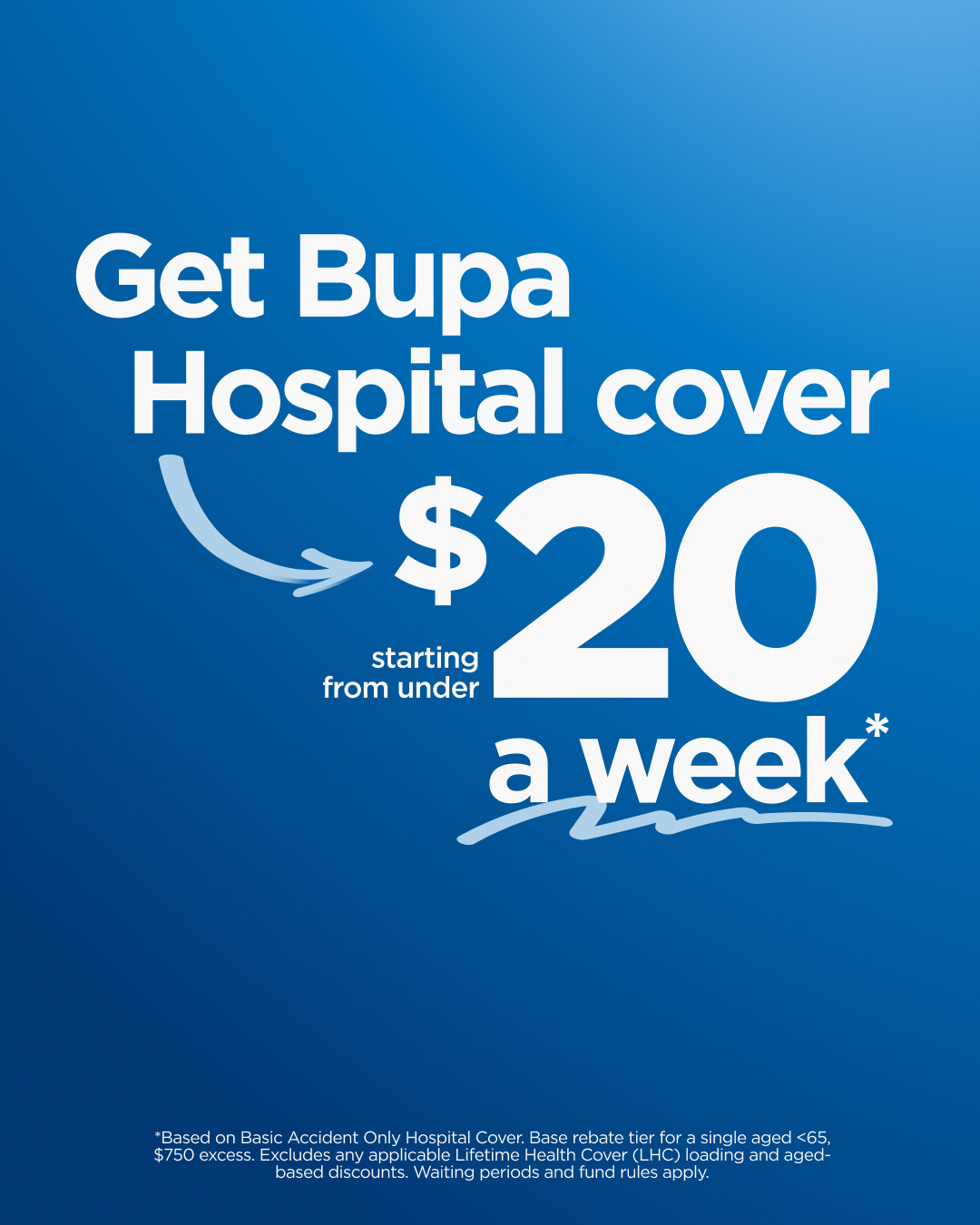 Bupa Australia Facebook ad