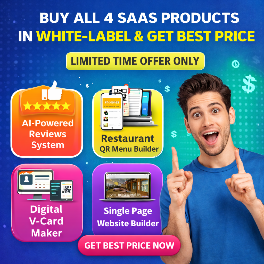 Reseller Bano Facebook ad: Buy All 4 SaaS & Get Best Price