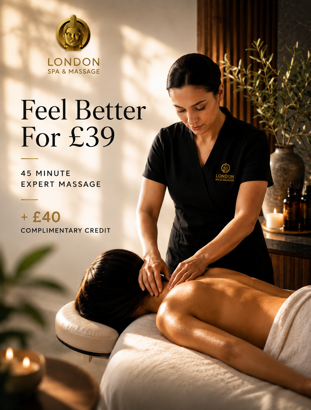 Spa & Massage Facebook ad