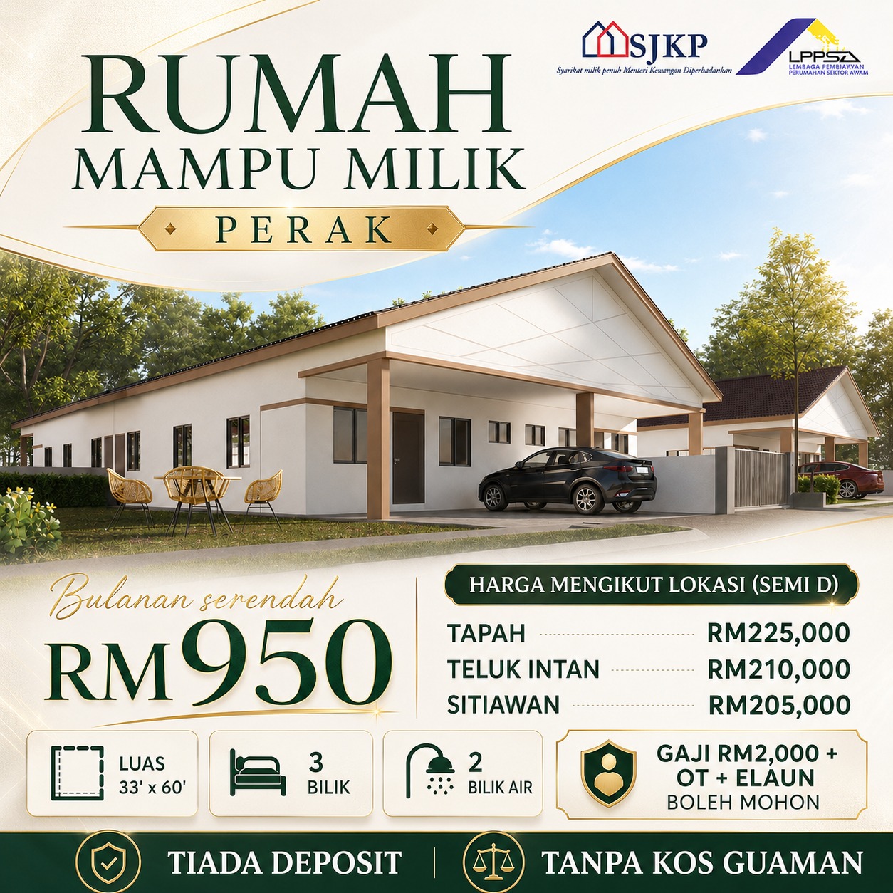 Rakan Hartanah Facebook ad: Semak Kelayakan Rumah Mampu Milik Perak