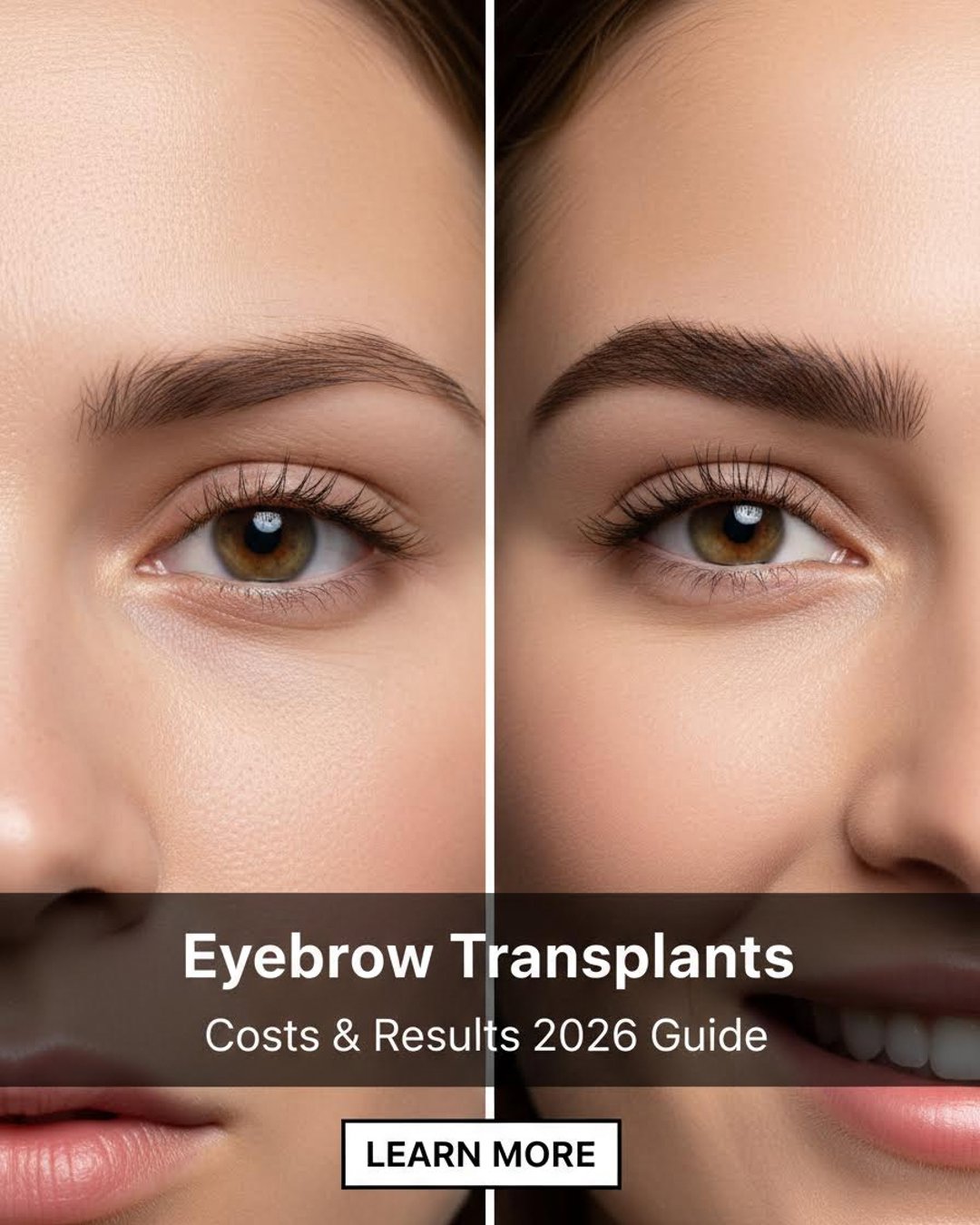 Comparisons 1st Facebook ad: Eyebrow Transplant Cost 2026
