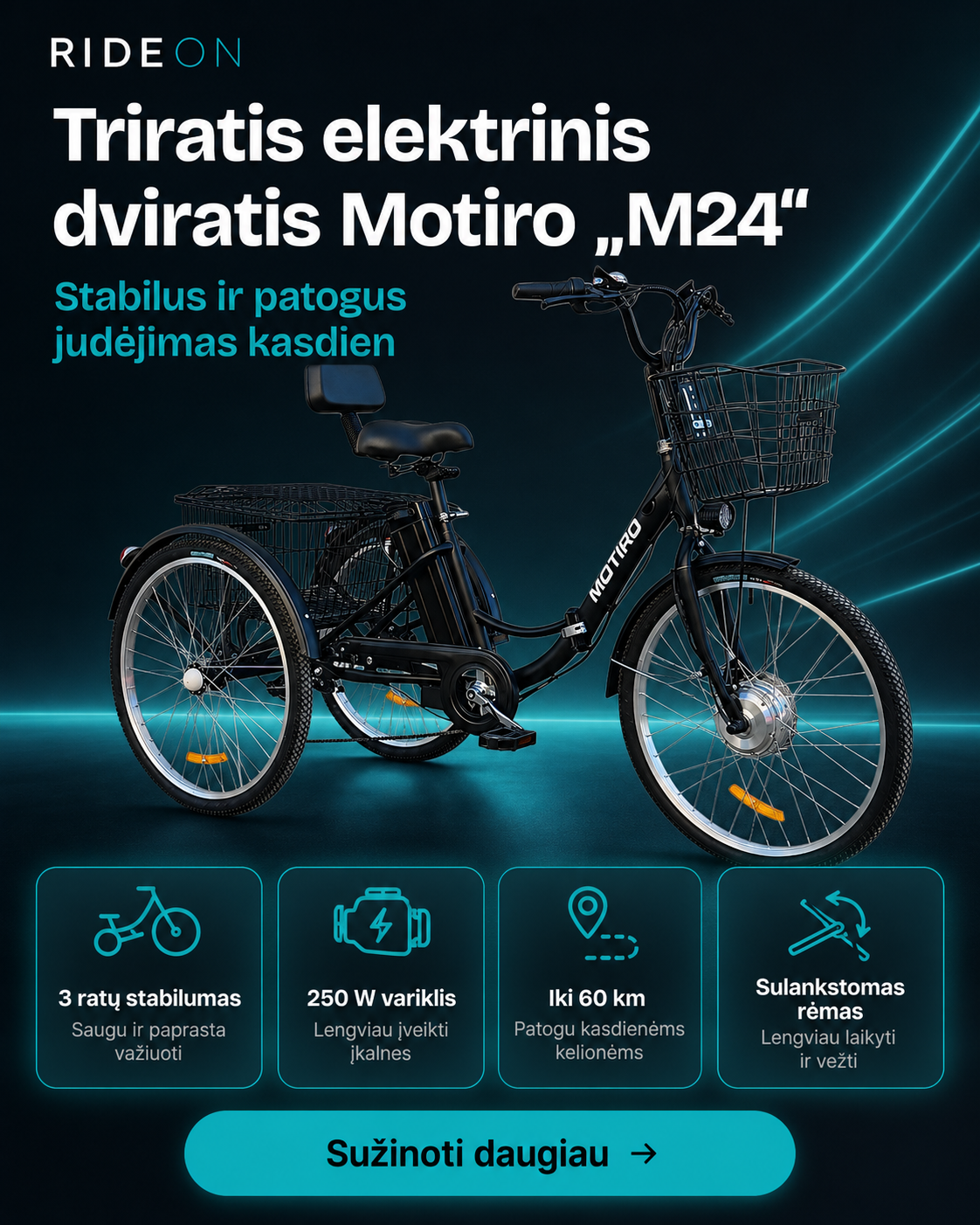 RideOn.lt Facebook ad