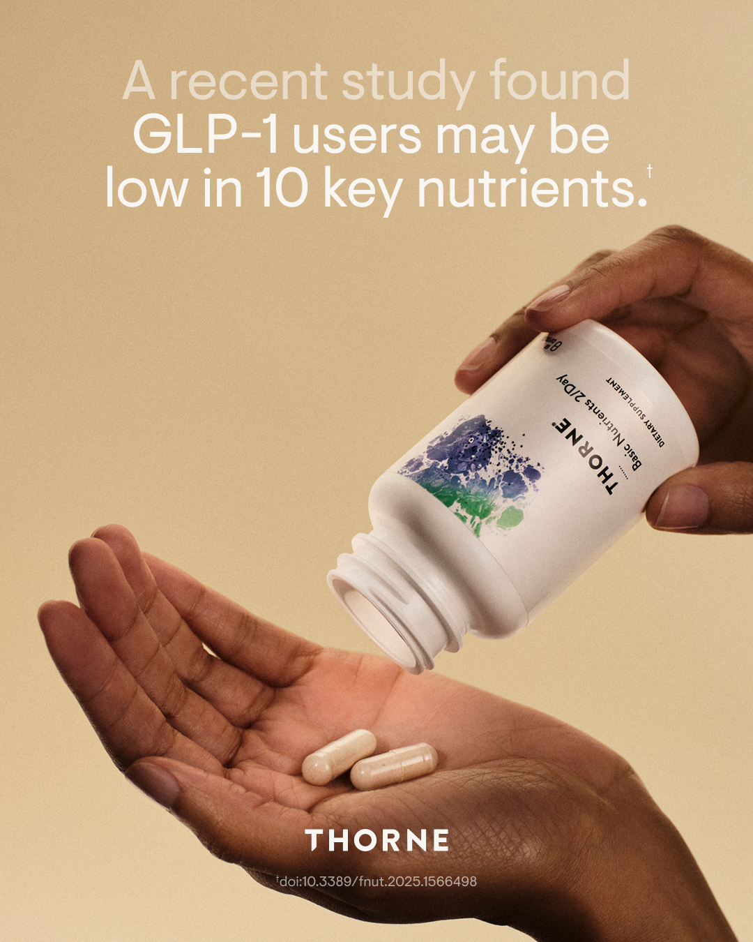 Thorne Facebook ad