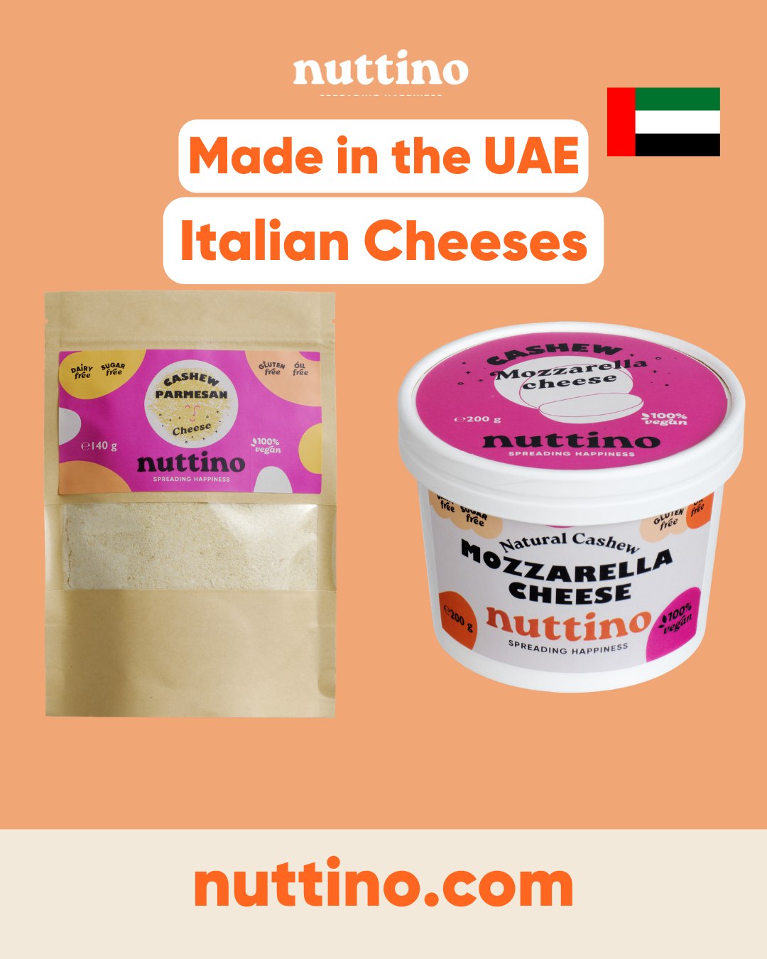 Nuttino Cheez Facebook ad