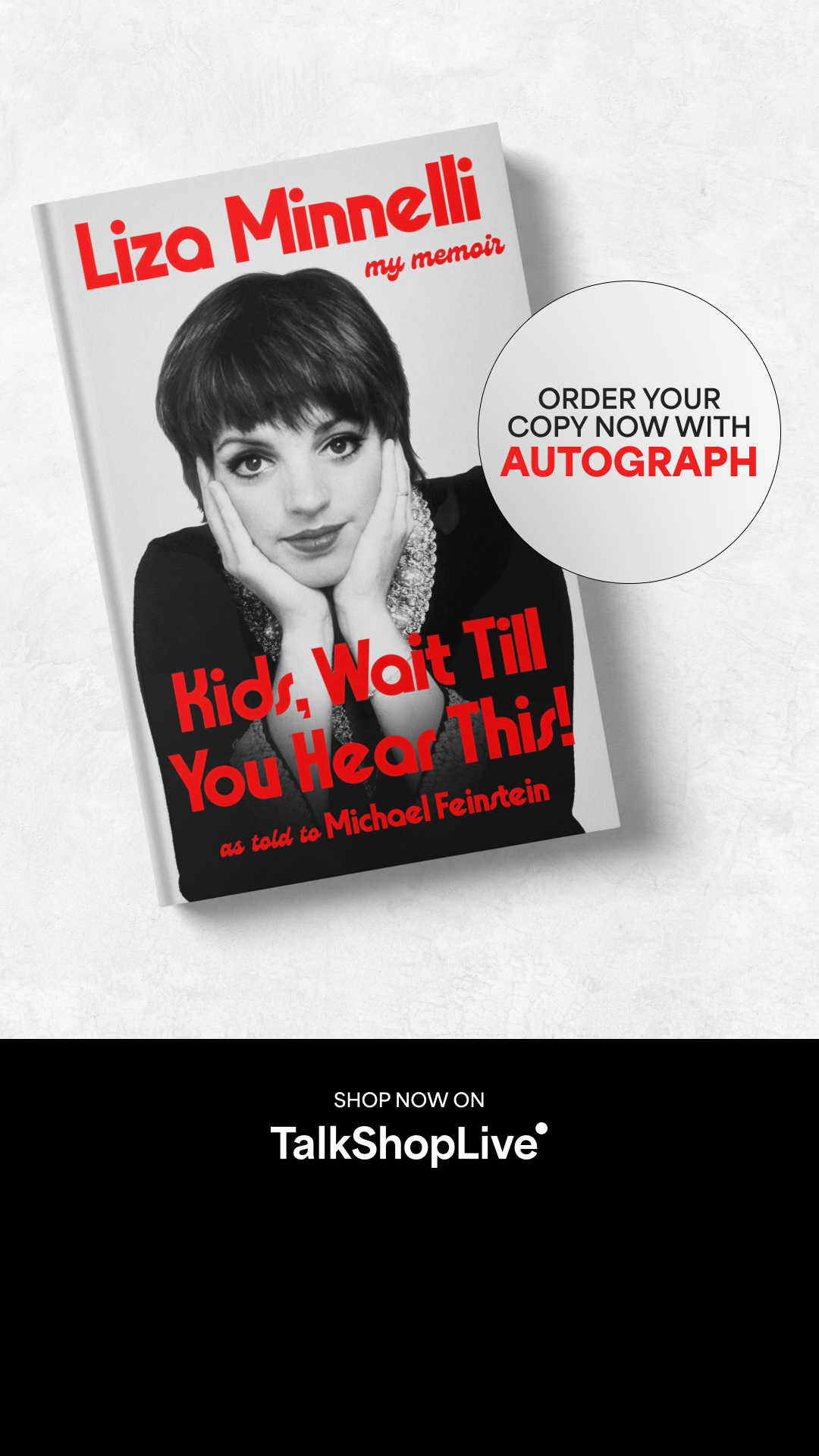 Liza Minnelli Facebook ad from Mar 10, 2026