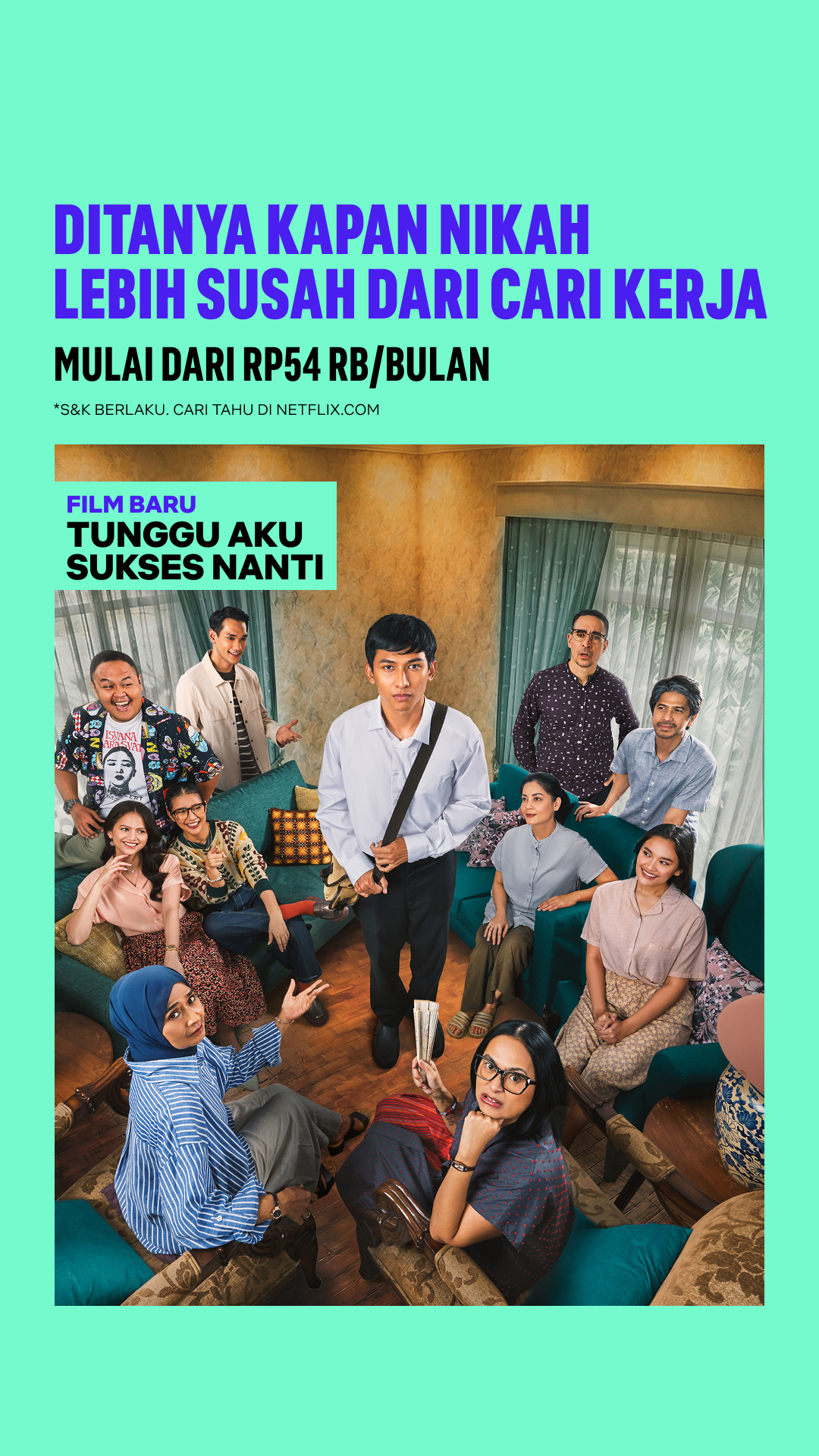 Netflix Facebook ad: Mulai Streaming Sekarang