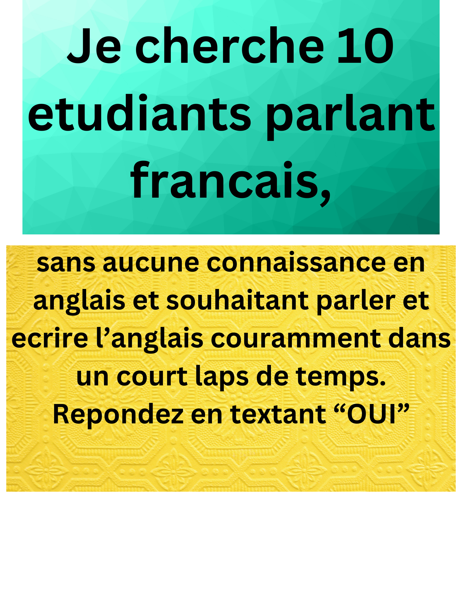 Professor ouele academy Facebook ad: Chat in Messenger
