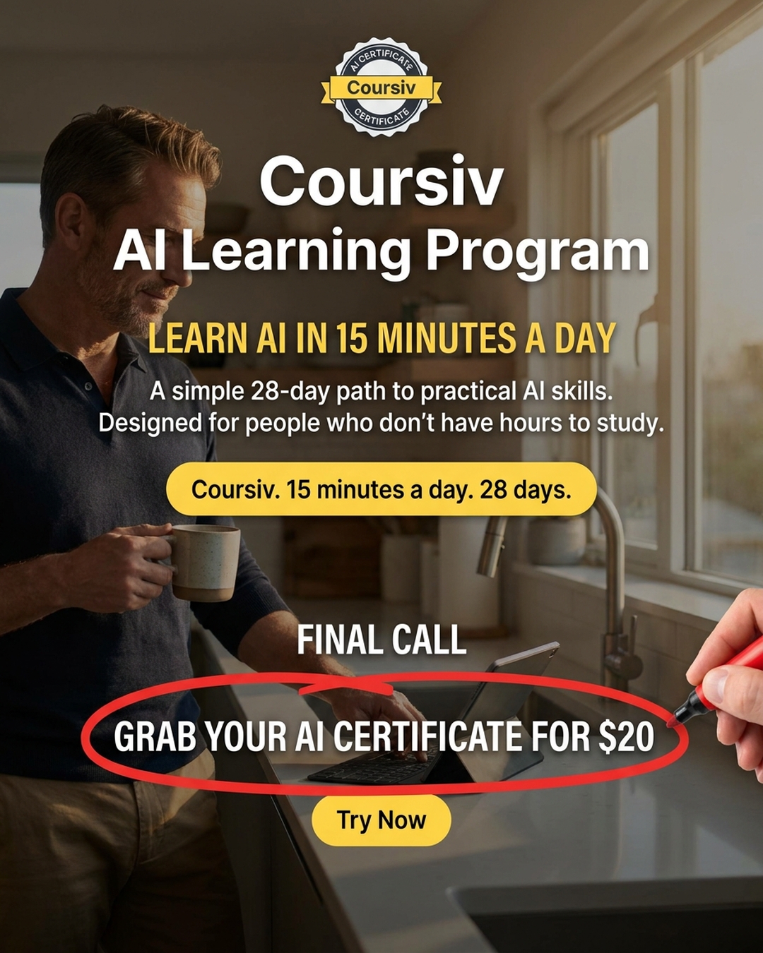 AI Simplified Facebook ad