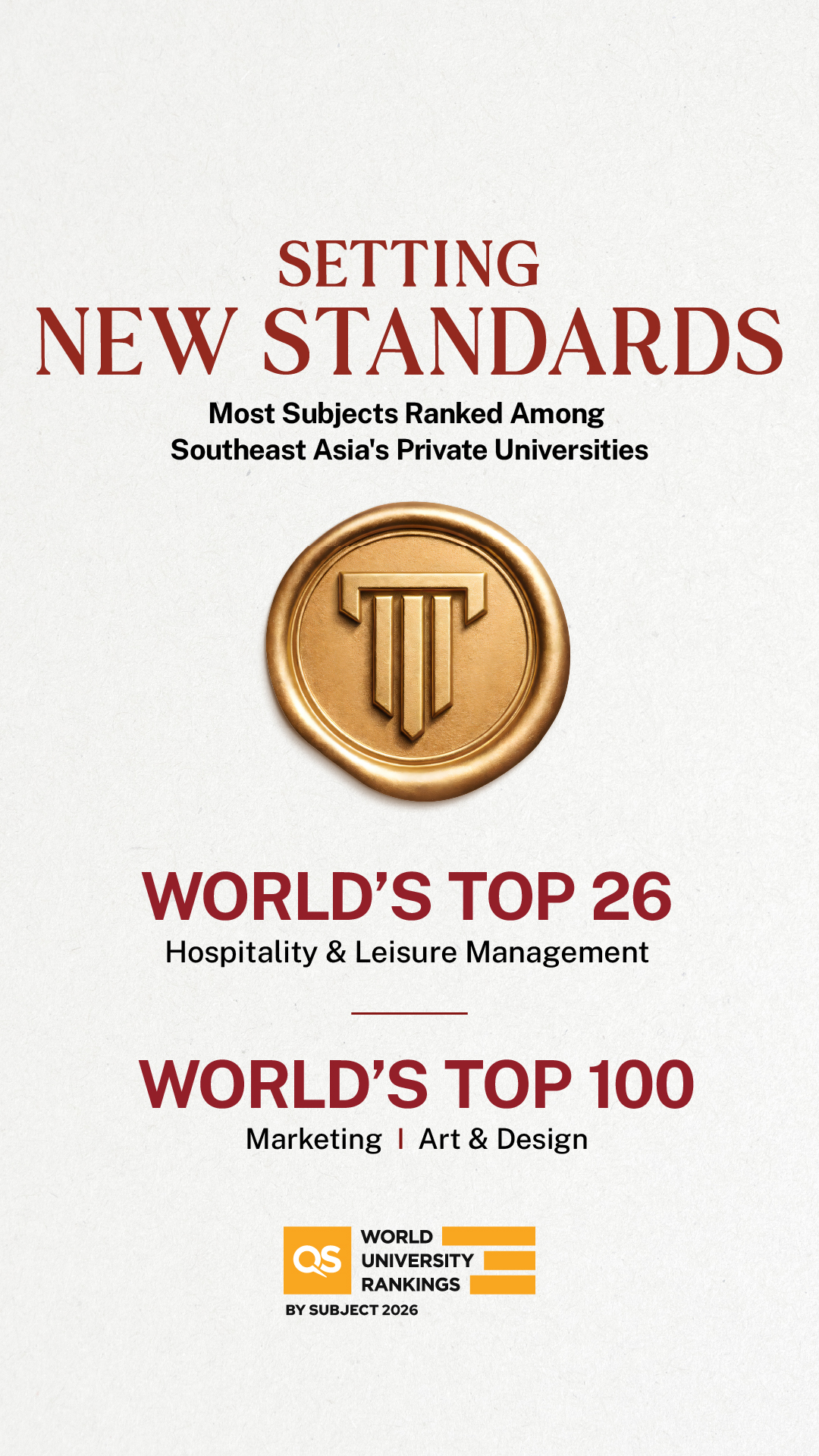 Taylor's University Facebook ad