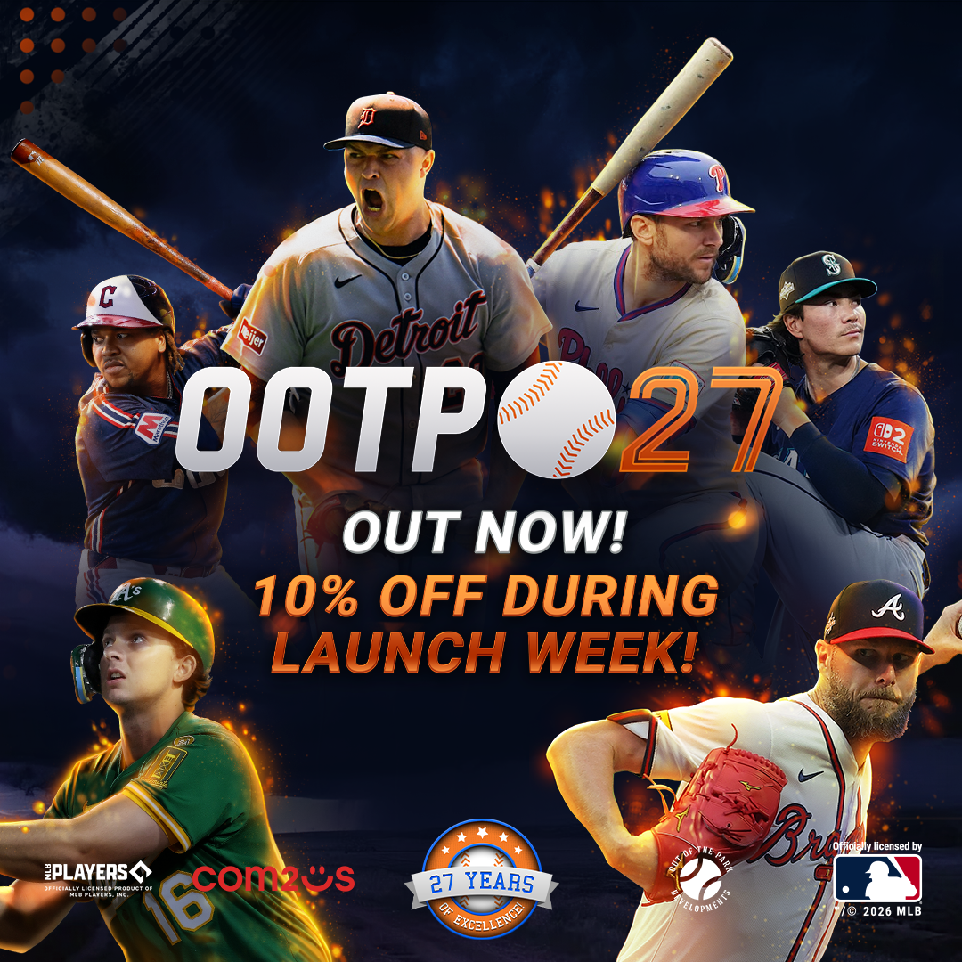 Out of the Park Baseball Facebook ad from Mar 13, 2026