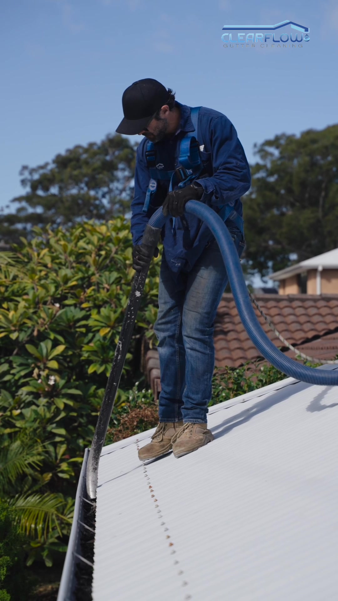 Clear Flow Gutter Cleaning Facebook ad: Your home deserves the best protection against…