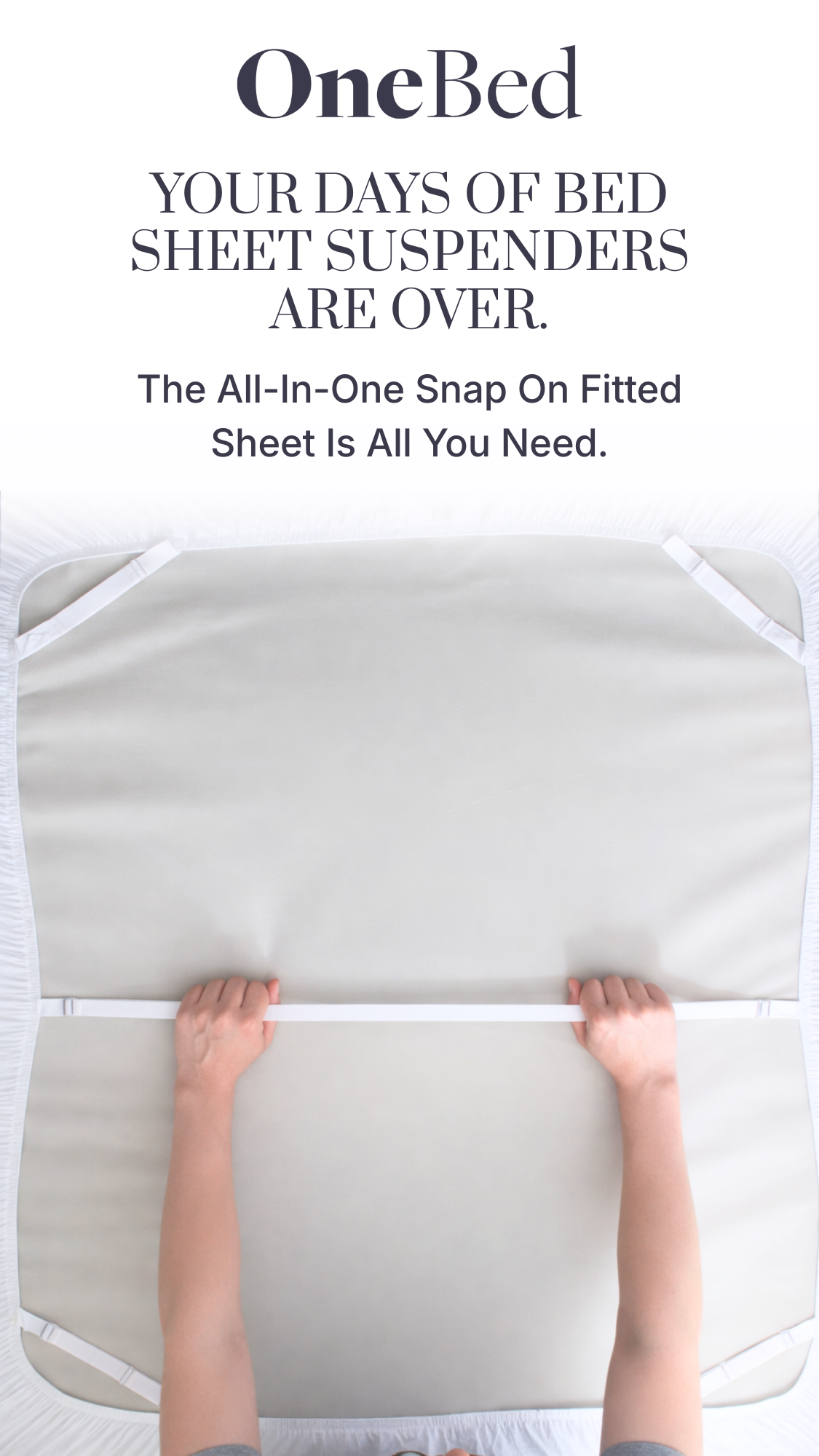 One Bed Sheets Facebook ad