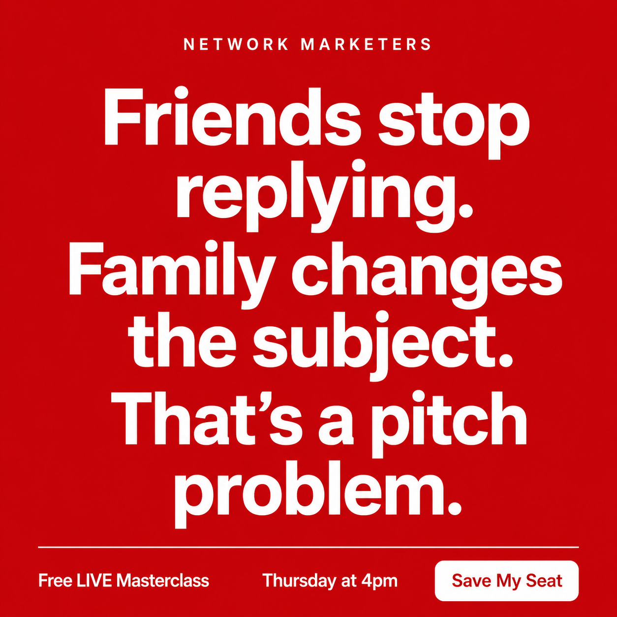 Attraction Marketing Facebook ad