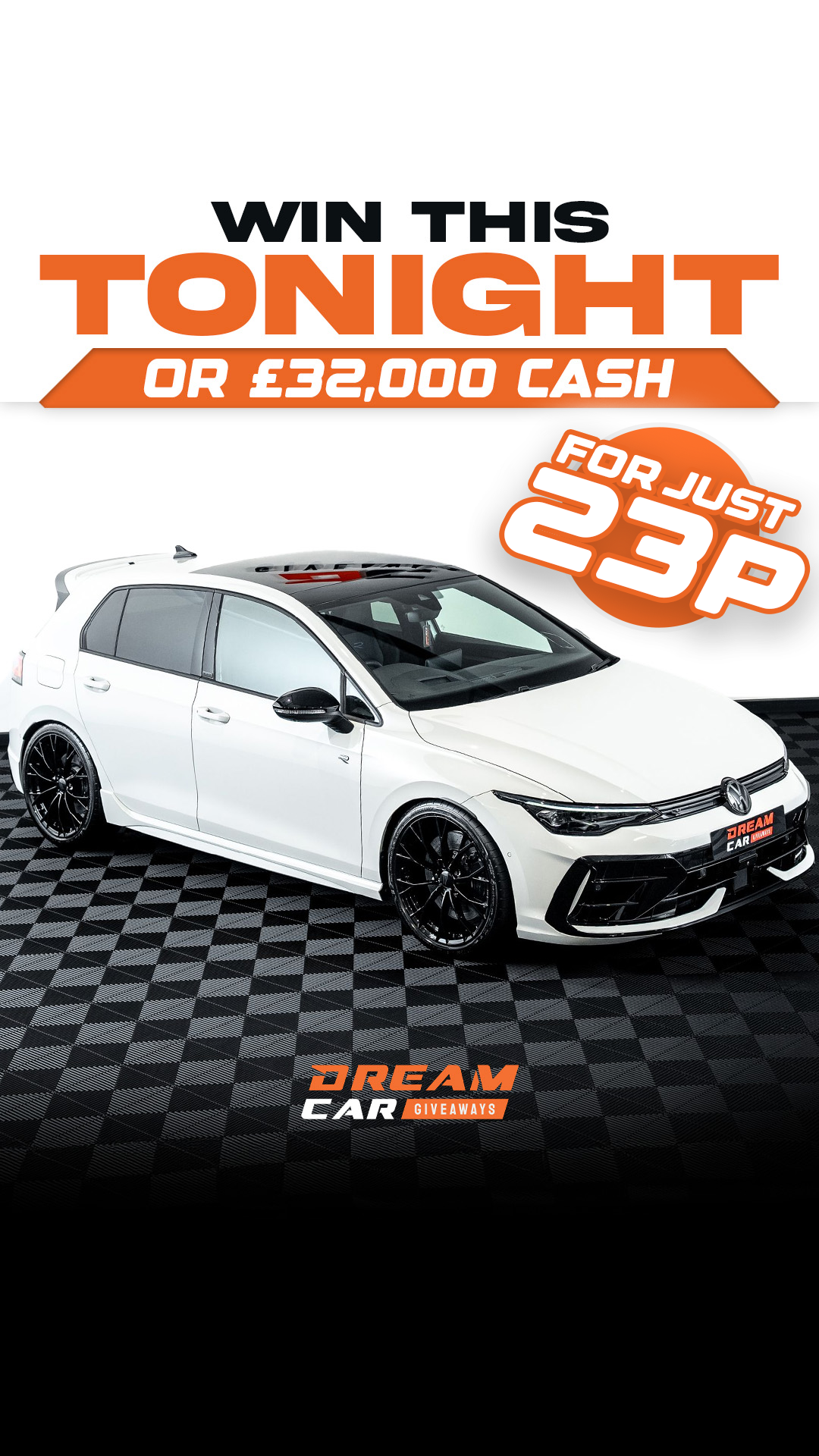 Dream Car Giveaways Facebook ad