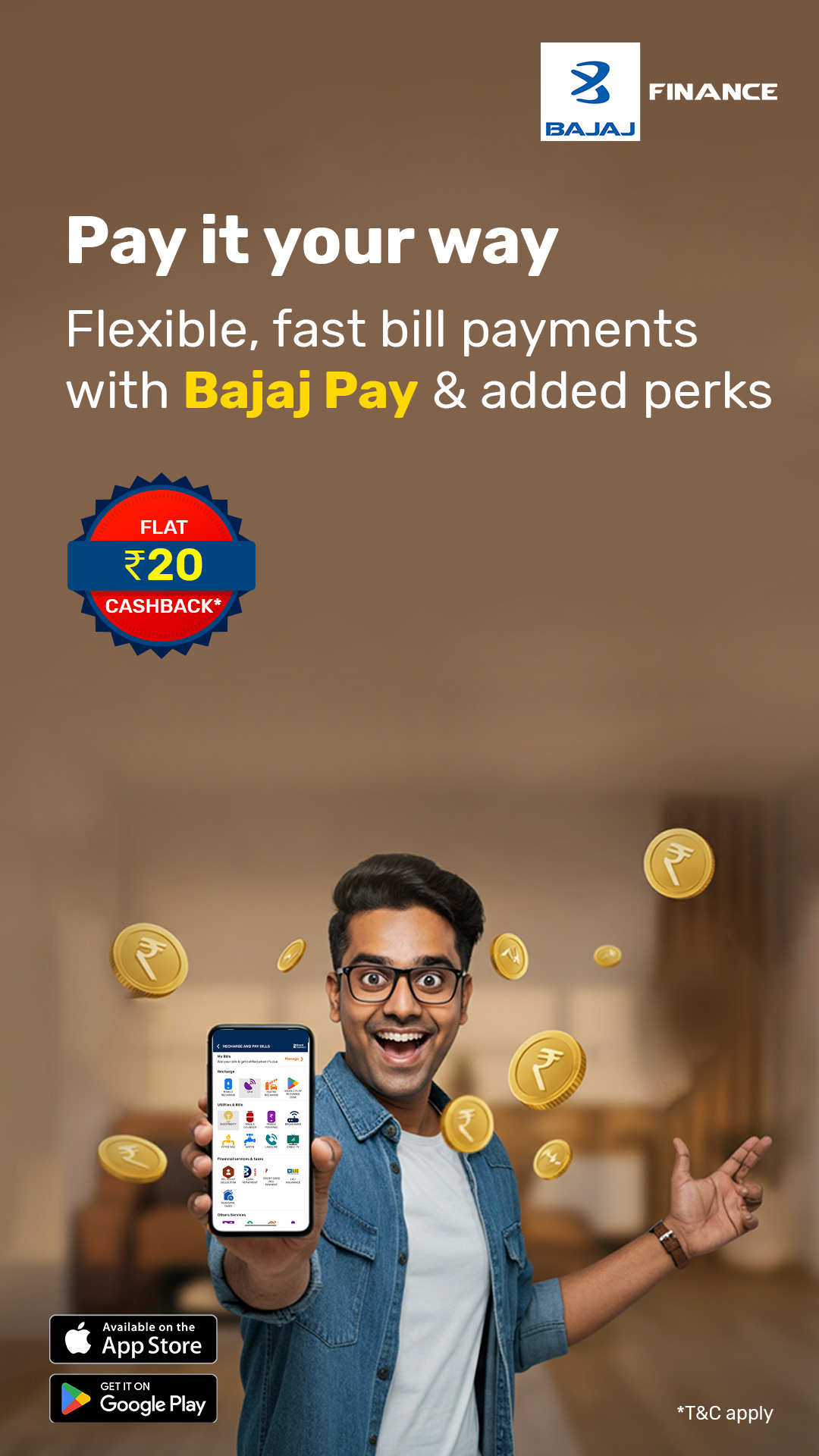 Bajaj Finserv Facebook ad