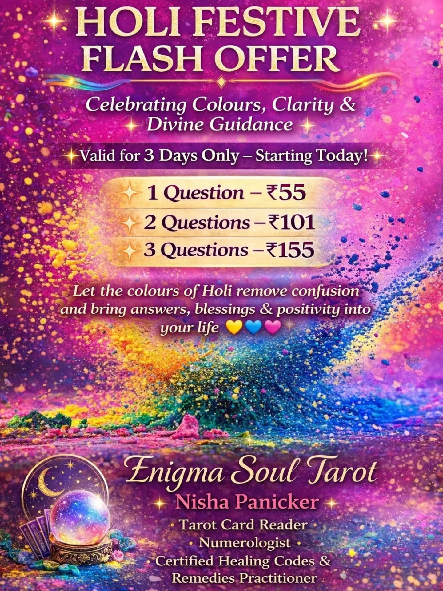 enigmasoultarot Facebook ad