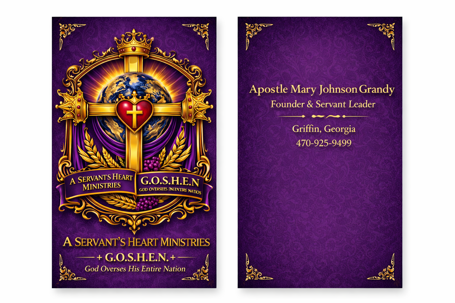 A Servants Heart Ministries Facebook ad: The Mission of A Servants Heart Ministries is…