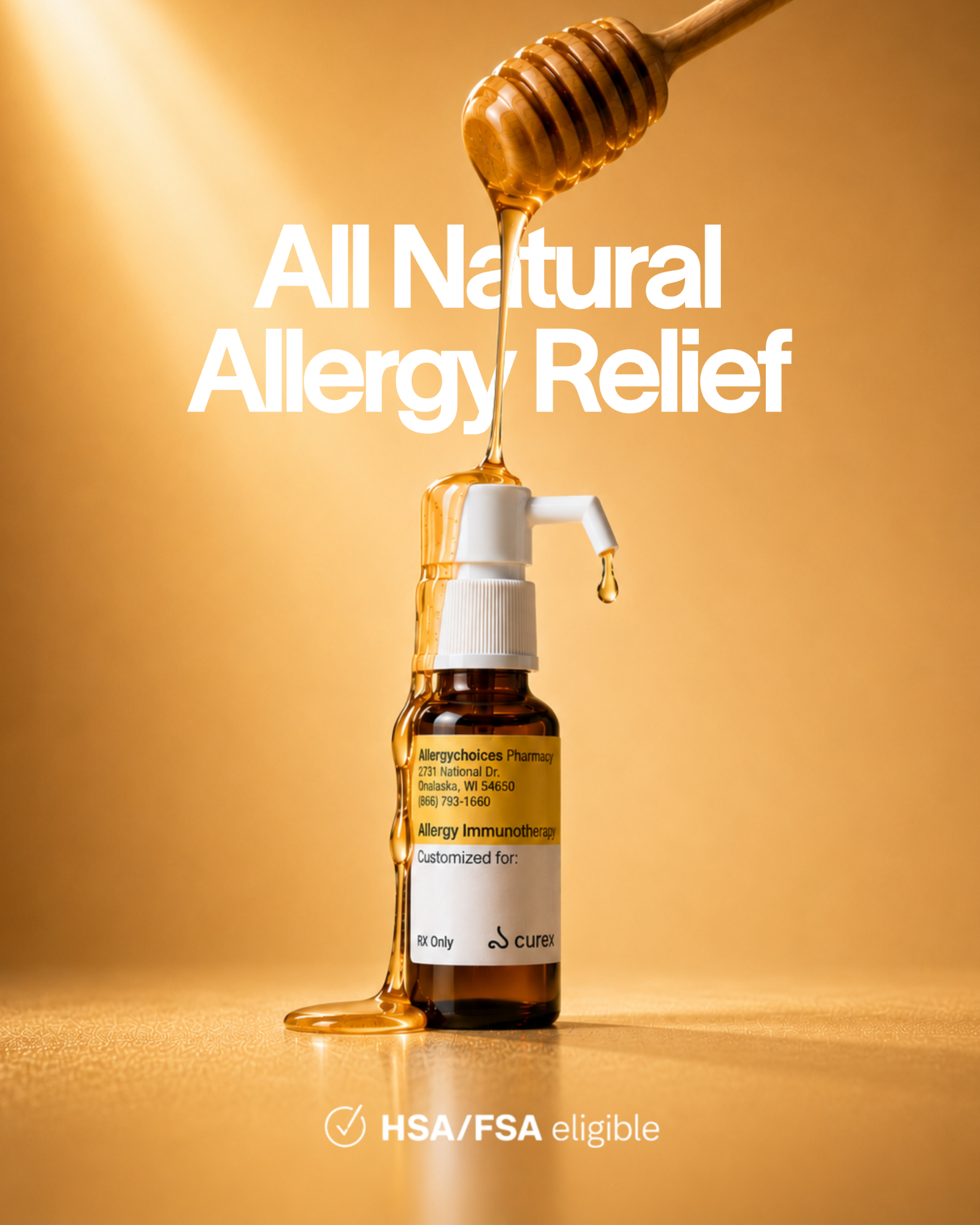 Curex Allergy Facebook ad