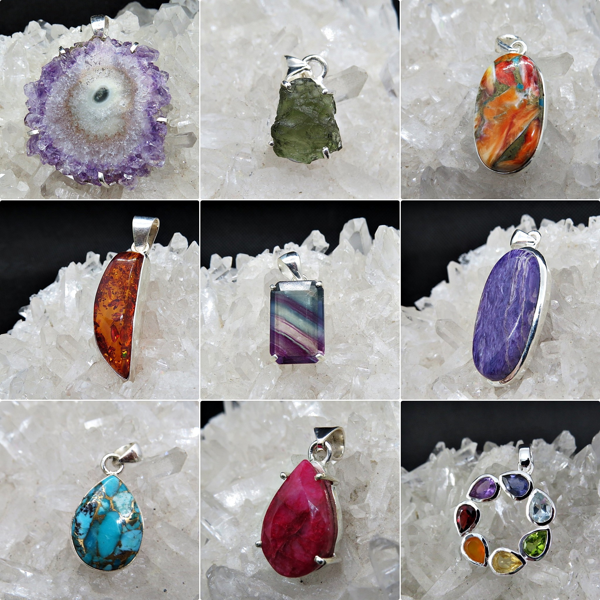 La Tienda de los Minerales Facebook ad: 20% DESCUENTO! Semana del Colgante!