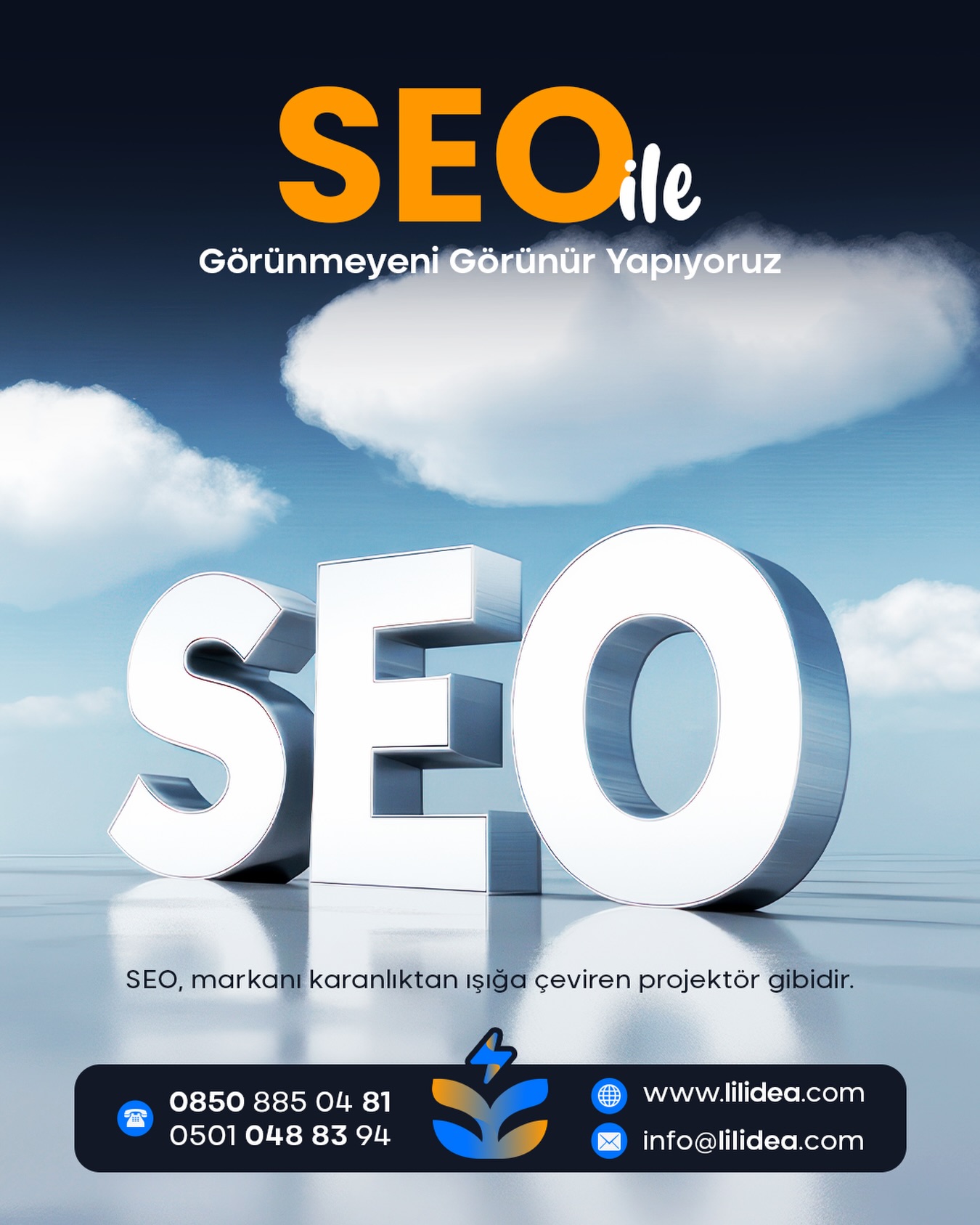 Lilidea Yazılım Ve Teknoloji Facebook ad: SEO ile görünmeyeni görünür yapıyoruz.
