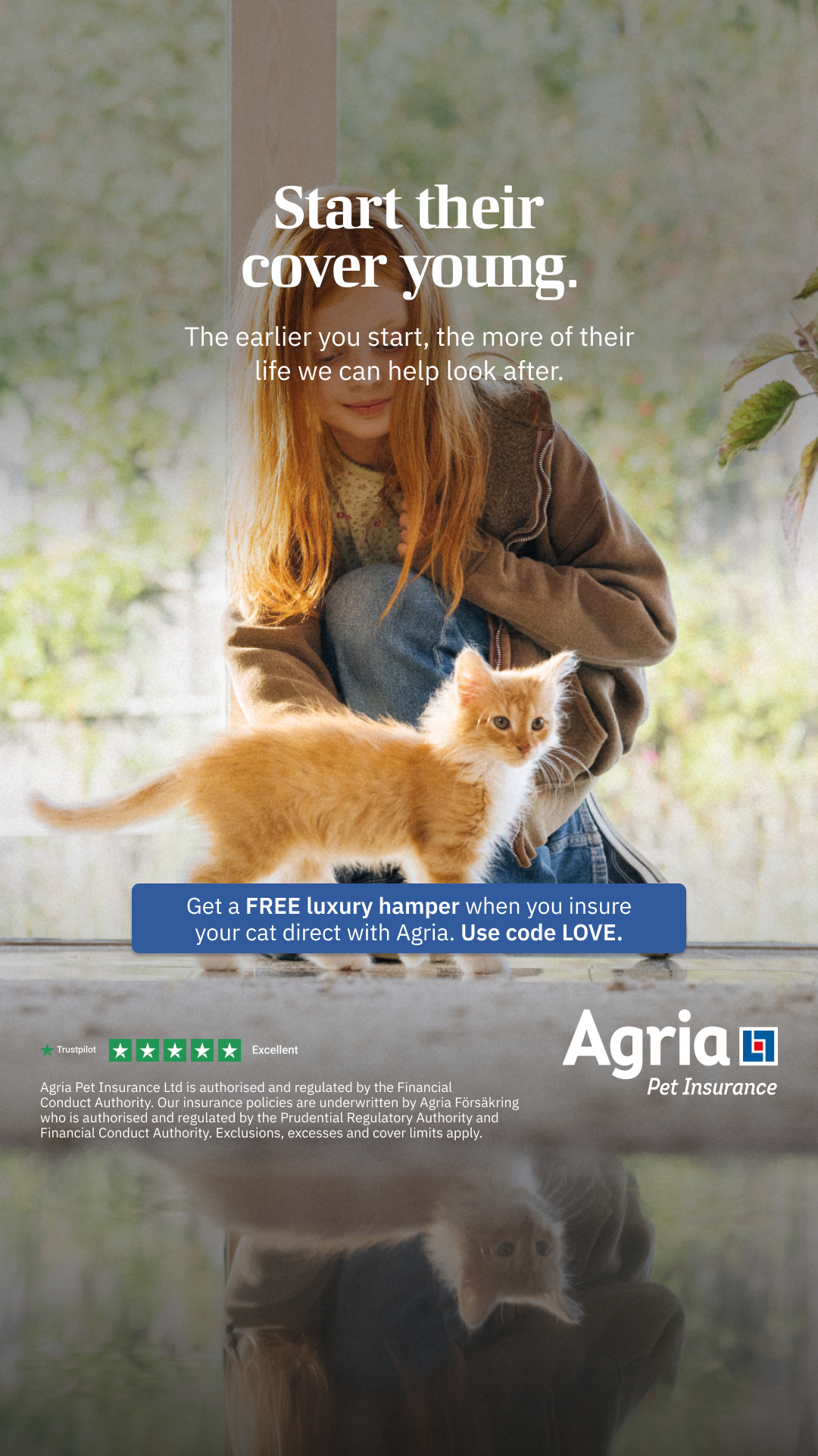 Agria Pet Insurance Facebook ad