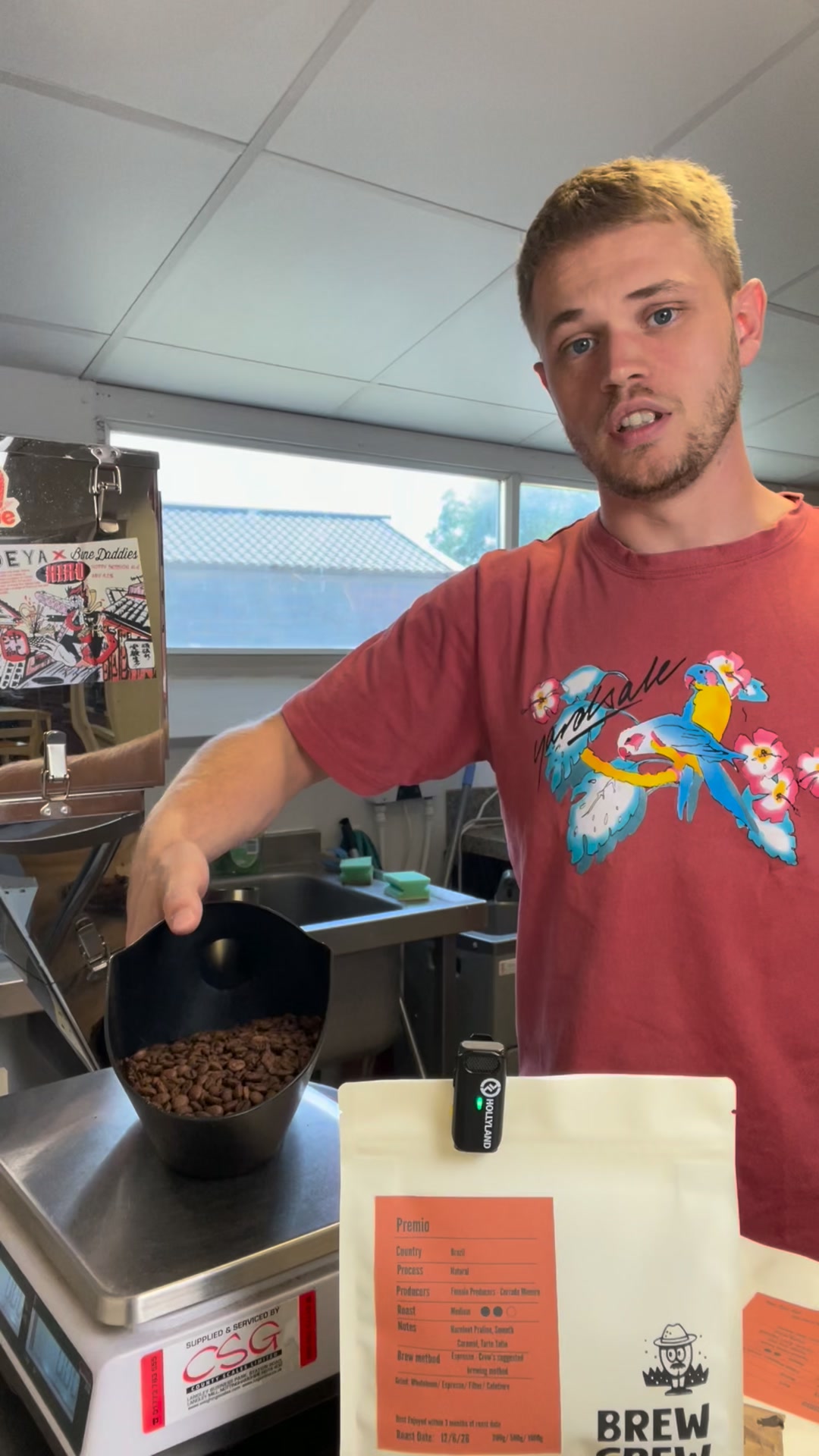 Brew Crew Facebook ad: Free Bag When You Subscribe With Code SUBBAG