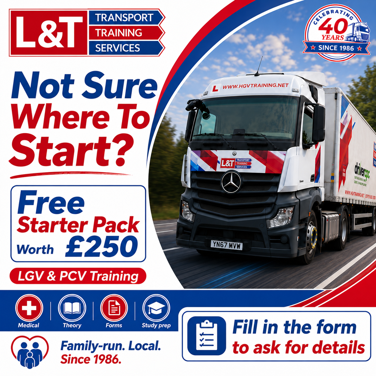 L & T Transport Training Services Facebook ad