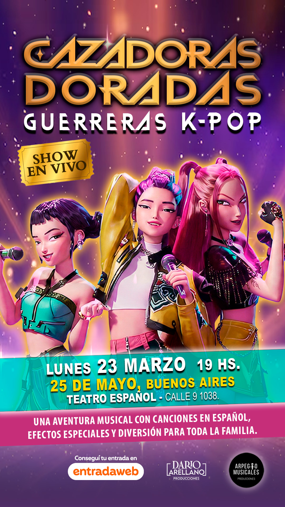 DAPI Producciones Facebook ad from Feb 23, 2026