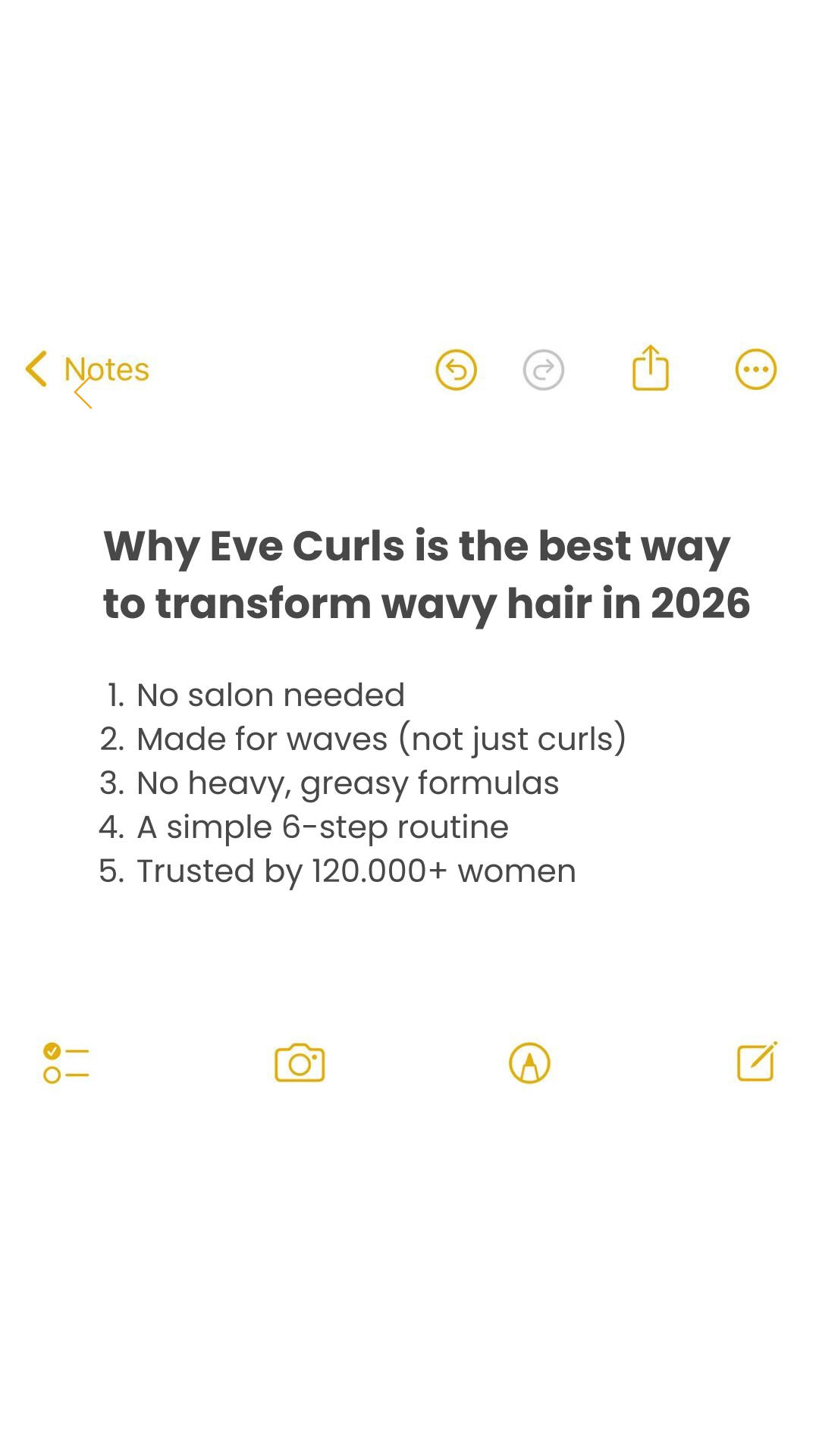 Eve Curls Facebook ad