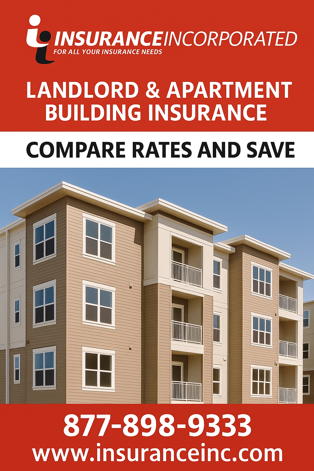 Insurance Incorporated Facebook ad: Protect Your Property with Insurance Inc