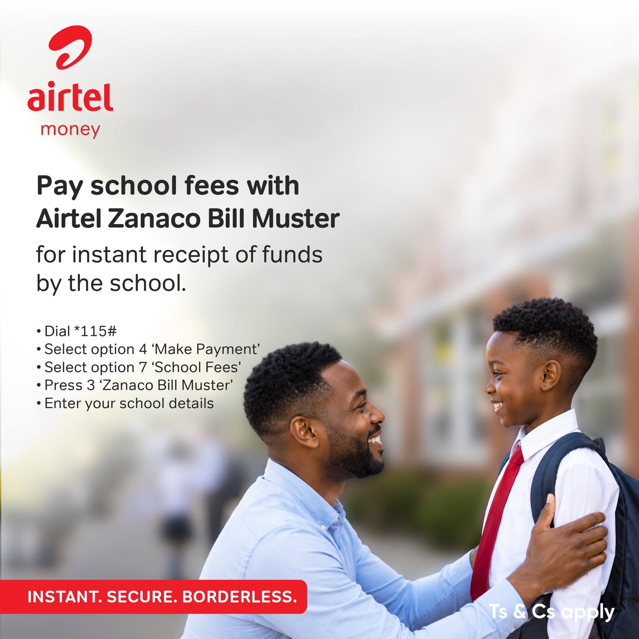 Airtel Money Zambia Facebook ad