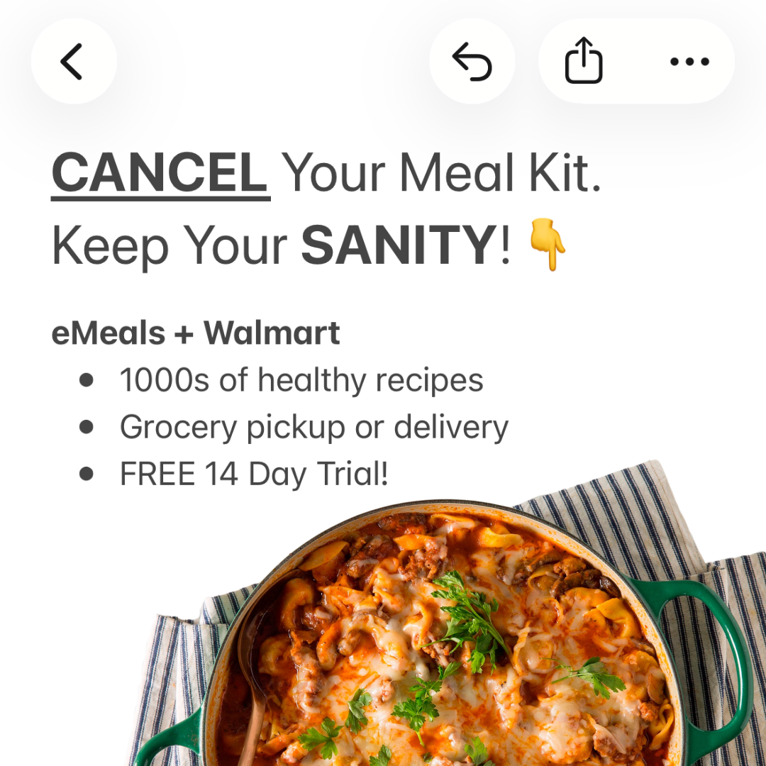 eMeals Facebook ad