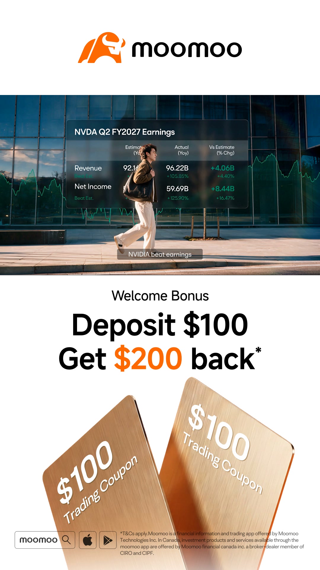 Moomoo Facebook ad: moomoo: Best U.S. Stock Trading Platform